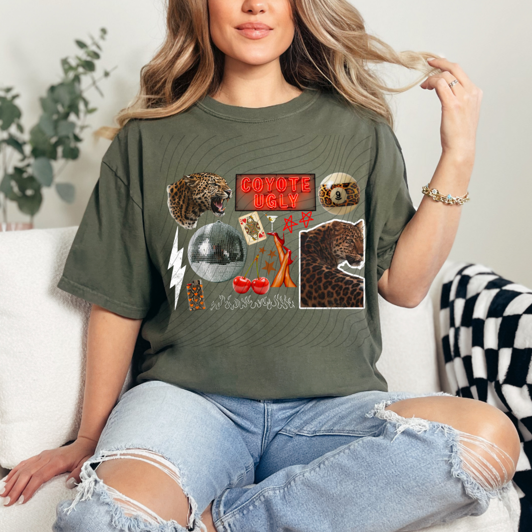 COYOTE COLLAGE - DTF TRANSFER