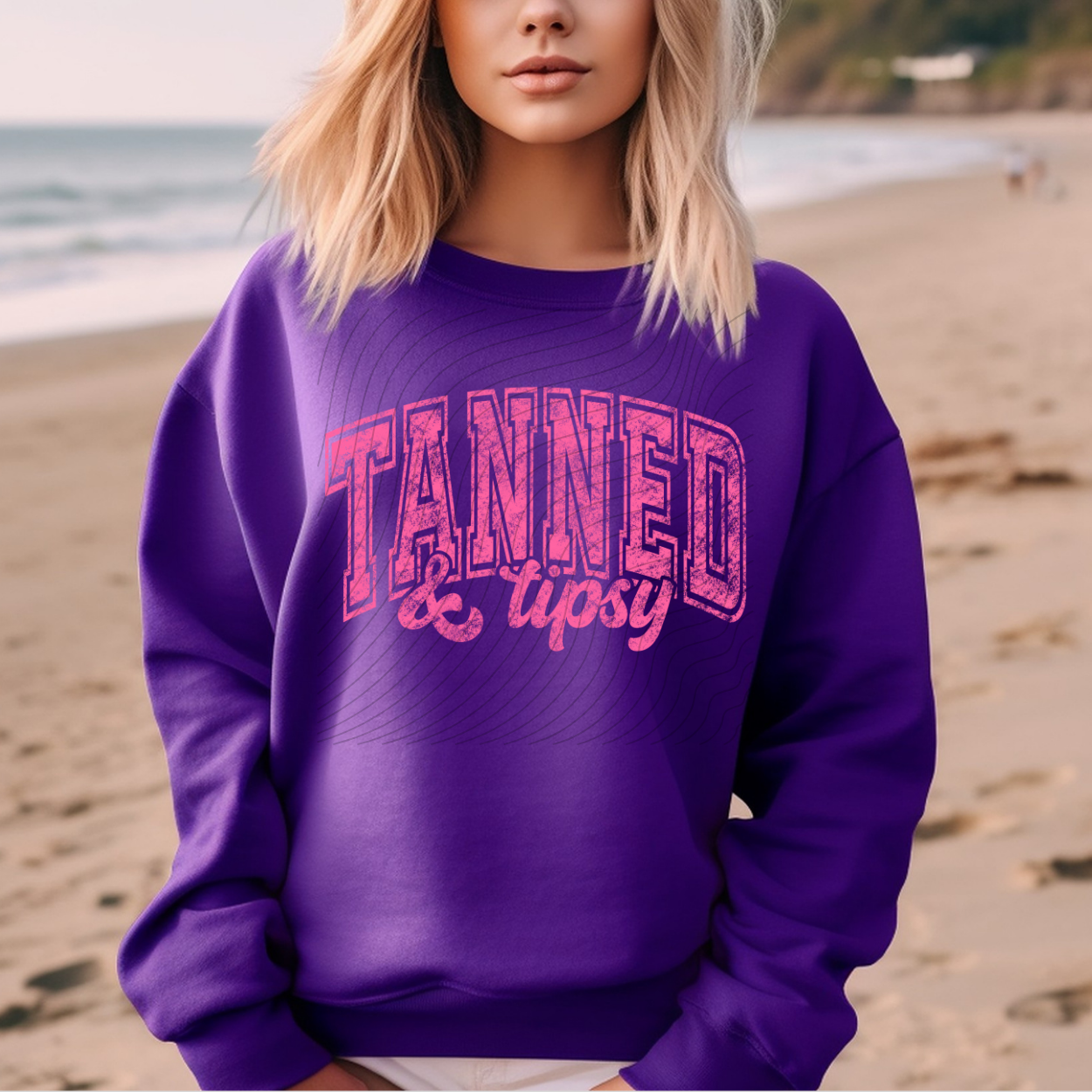 TANNED & TIPSY - DTF TRANSFER