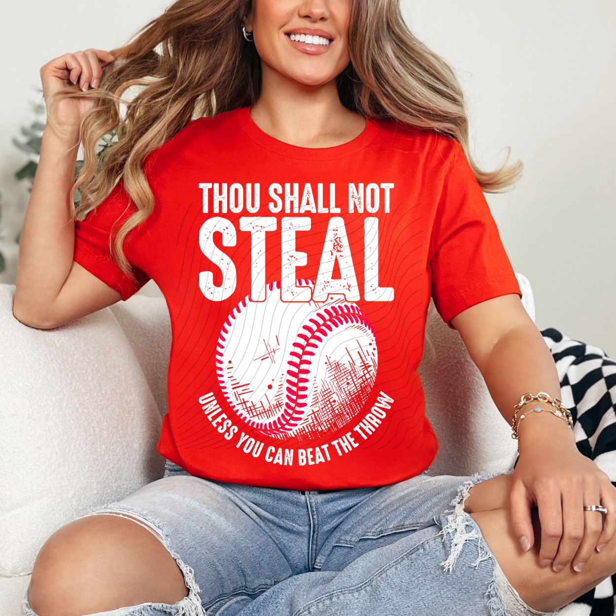 THOU SHALL NOT STEAL - DTF TRANSFER