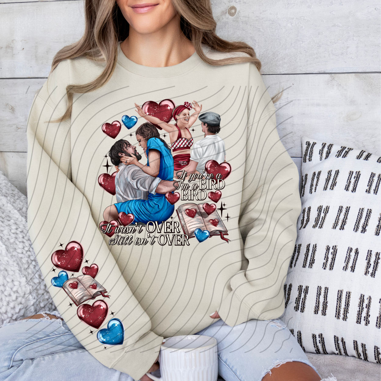 ISNT OVER W/ SLEEVE - DTF TRANSFER