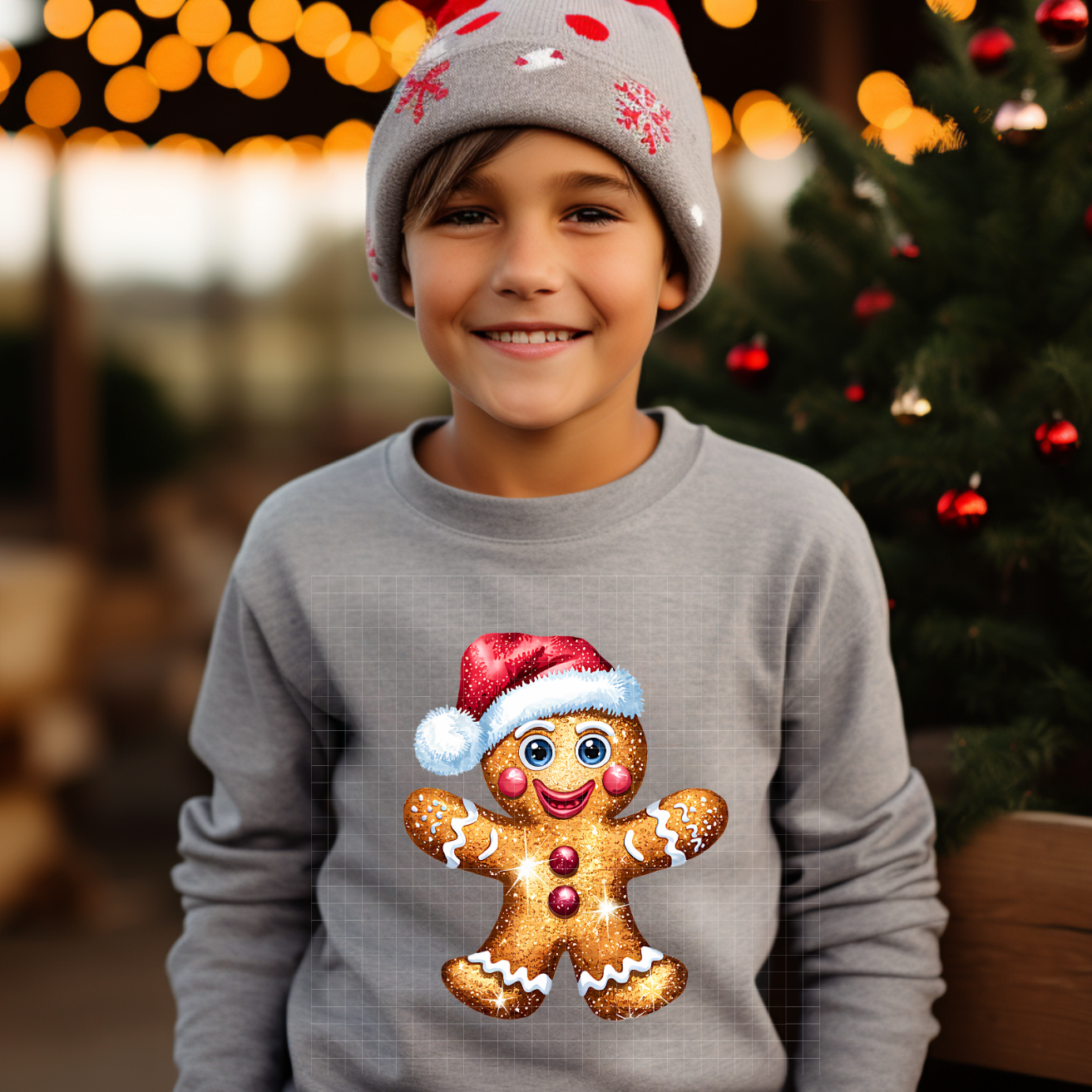 BOY GINGERBREAD - DTF TRANSFER