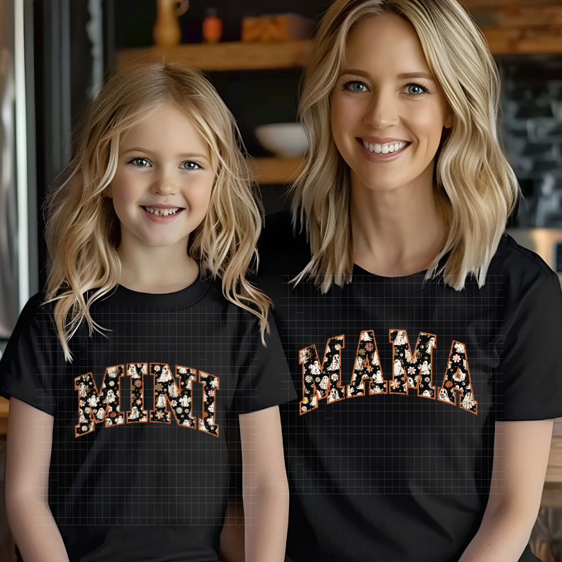 MINI GHOSTIES DISTRESSED - DTF TRANSFER