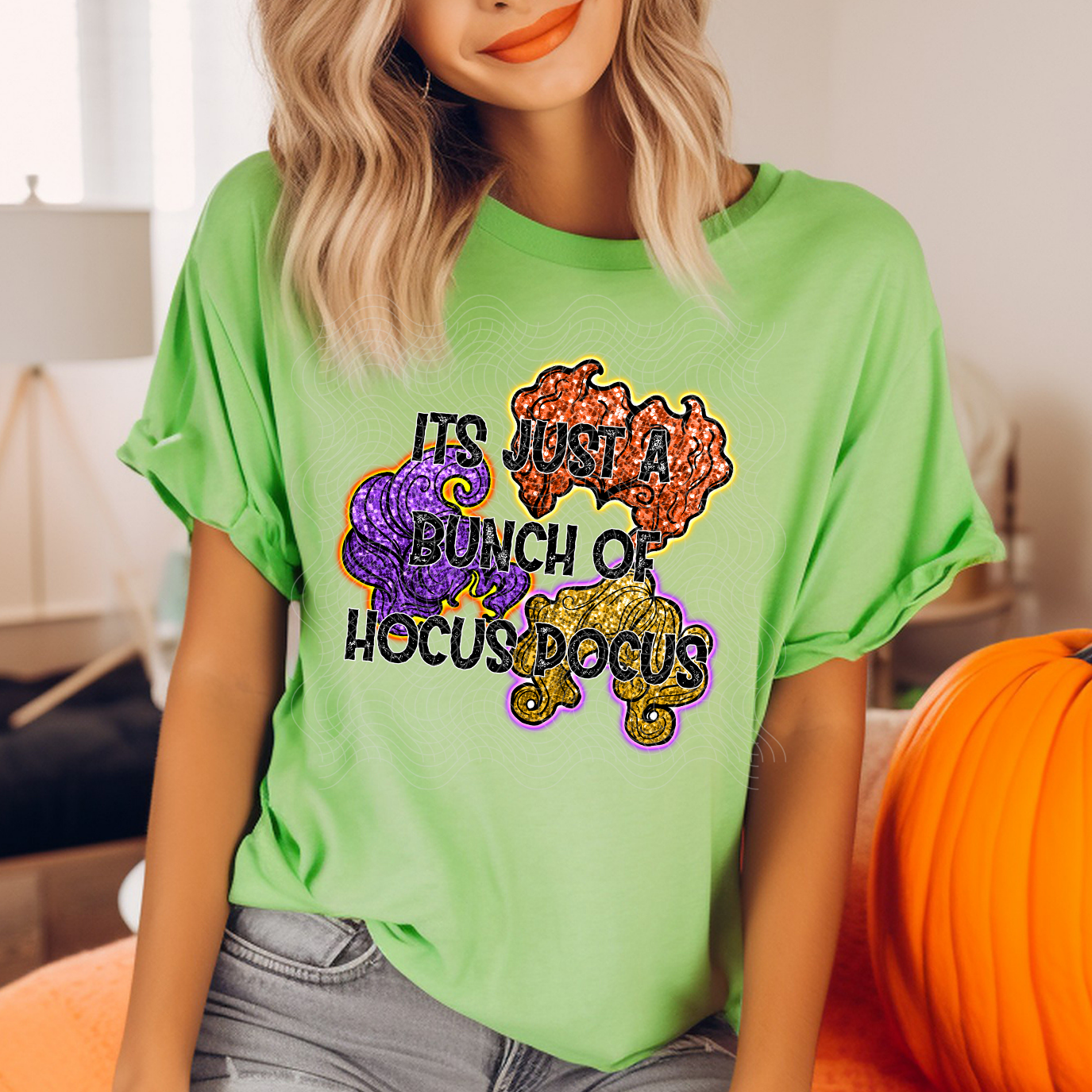 BUNCH OF H P SEQUINS - DTF TRANSFER