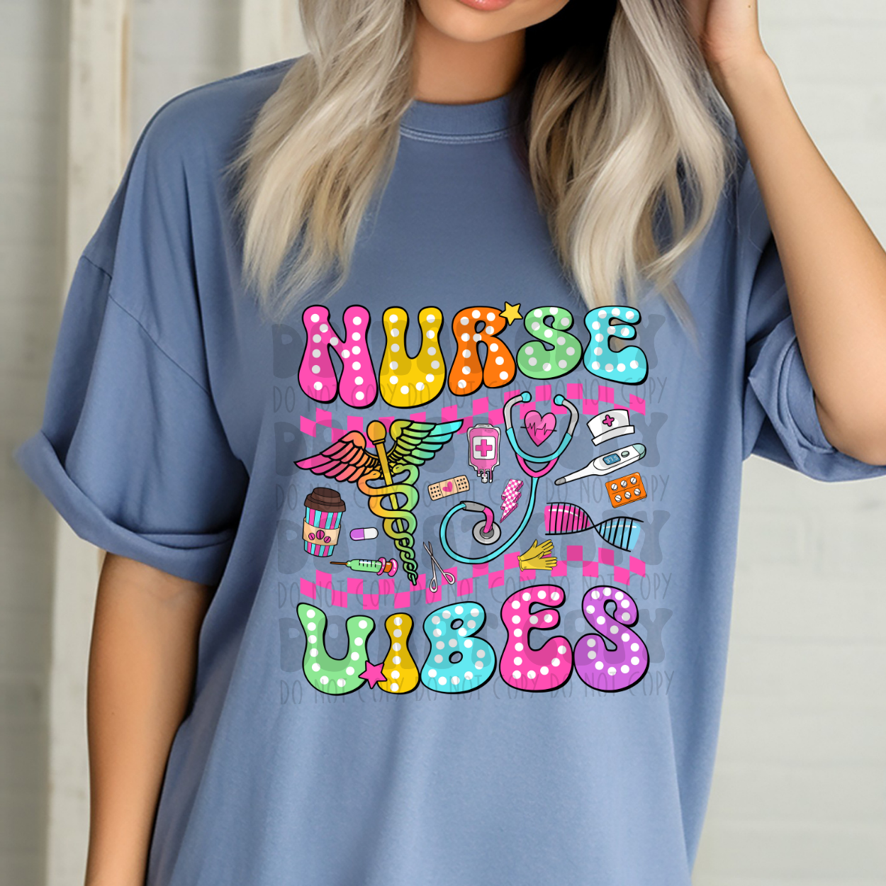 NURSE VIBES COLLAGE - DTF TRANSFER