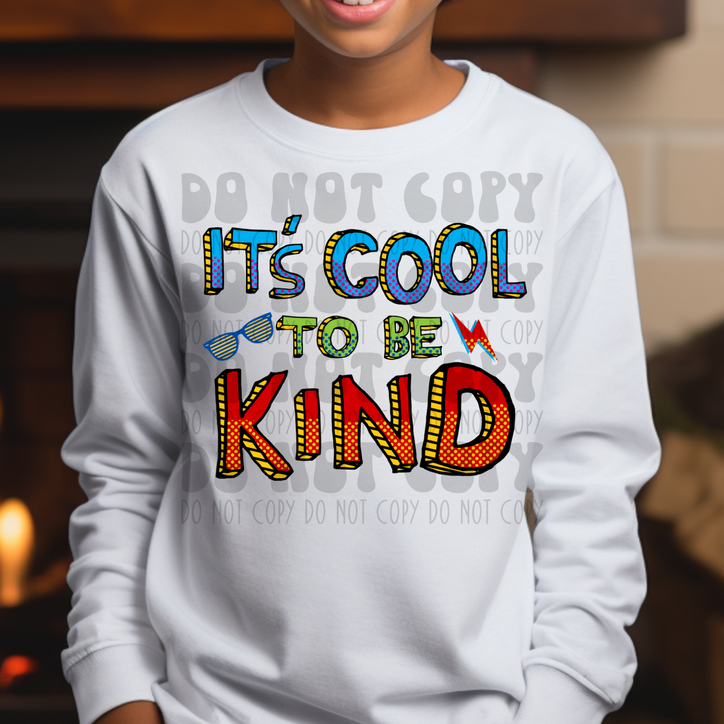 IT'S COOL TO BE KIND COLORFUL - DTF TRANSFER
