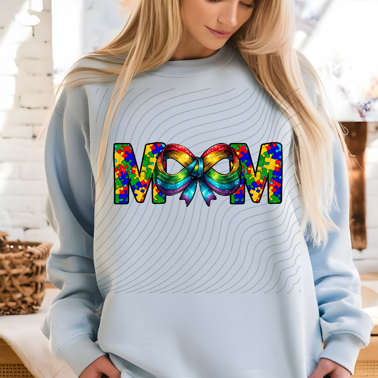 AUTISM MOM INFINITY PLAIN - DTF TRANSFER