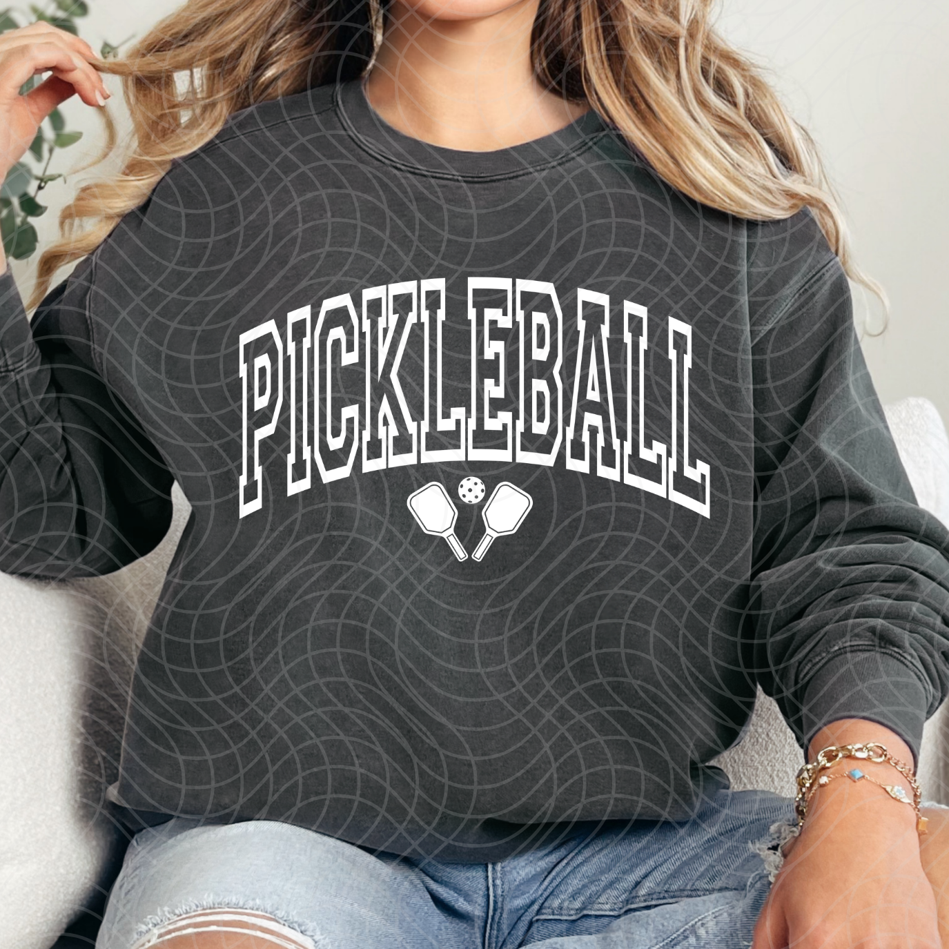 PICKLEBALL WHITE - DTF TRANSFER