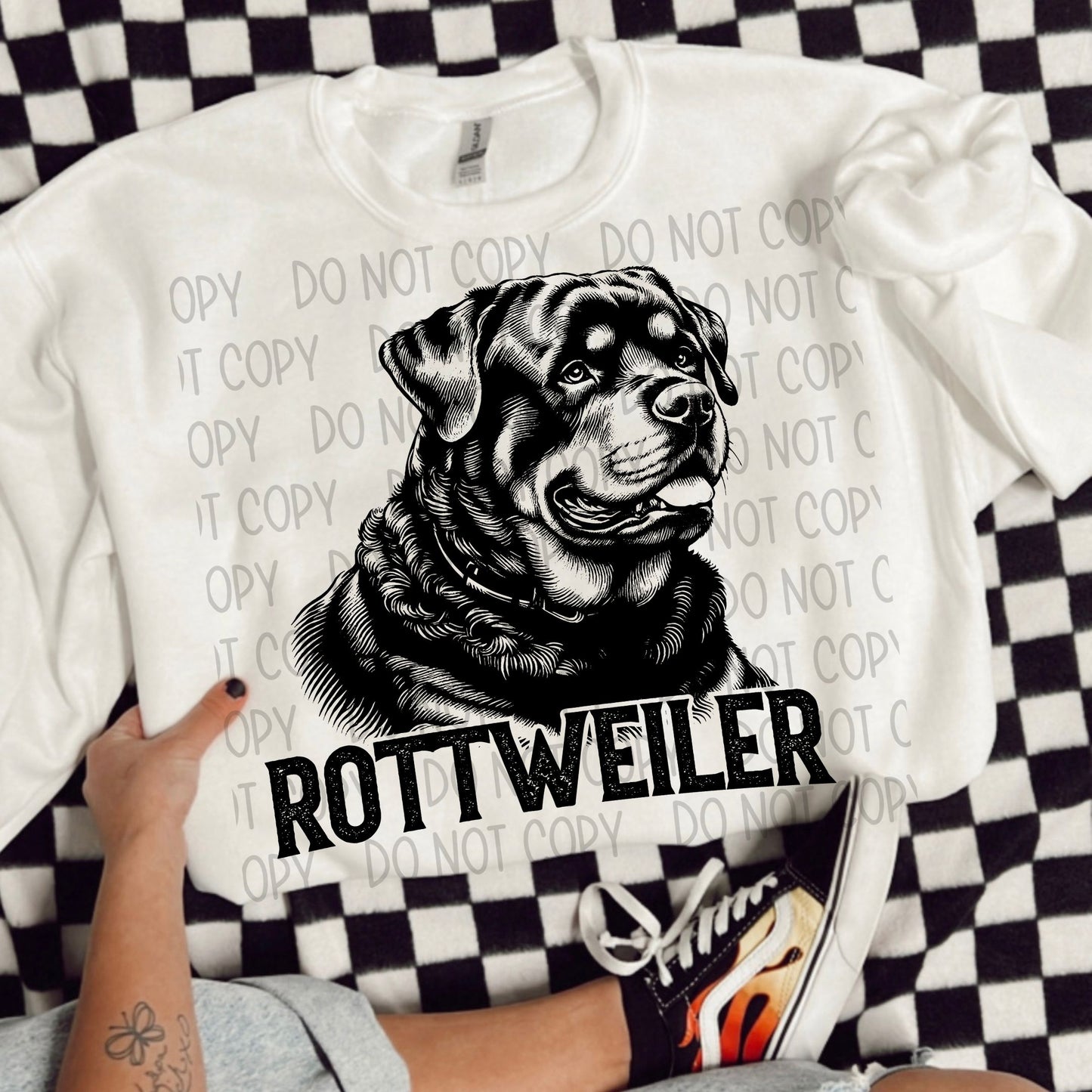 ROTTWEILER DOG - DTF TRANSFER