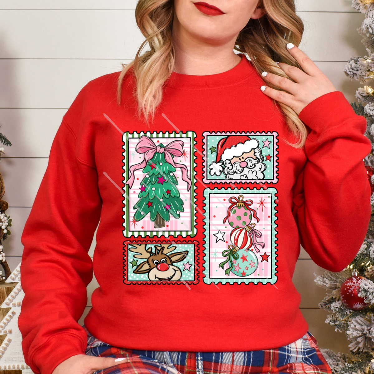 CHRISTMAS STAMPS - DTF TRANSFER