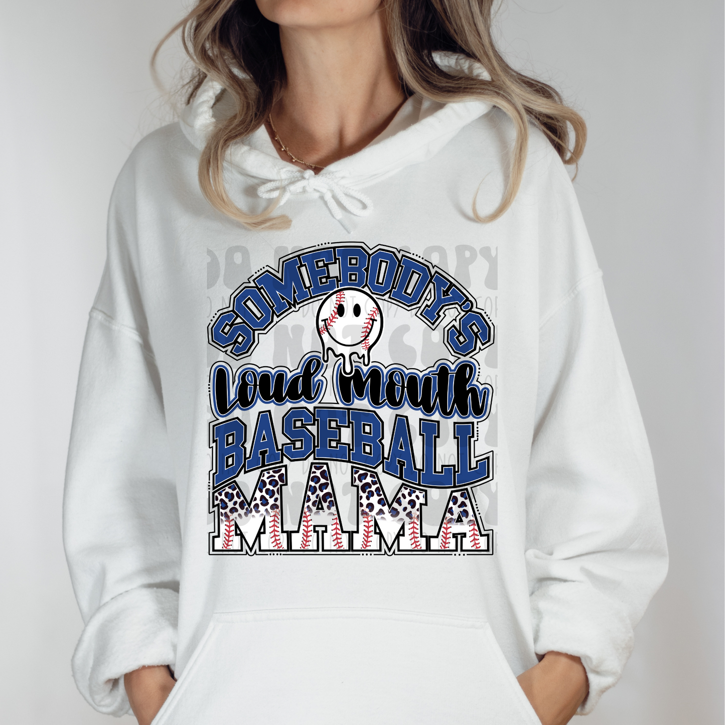 LOUD MOUTH BASEBALL MAMA - DTF TRANSFER