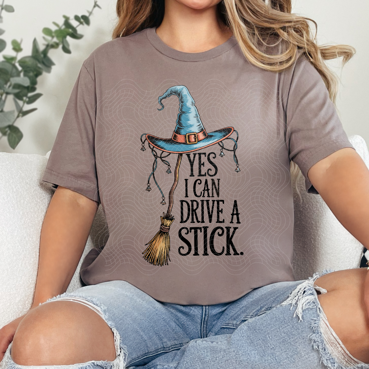 YES I CAN DRIVE STICK - DTF TRANSFER