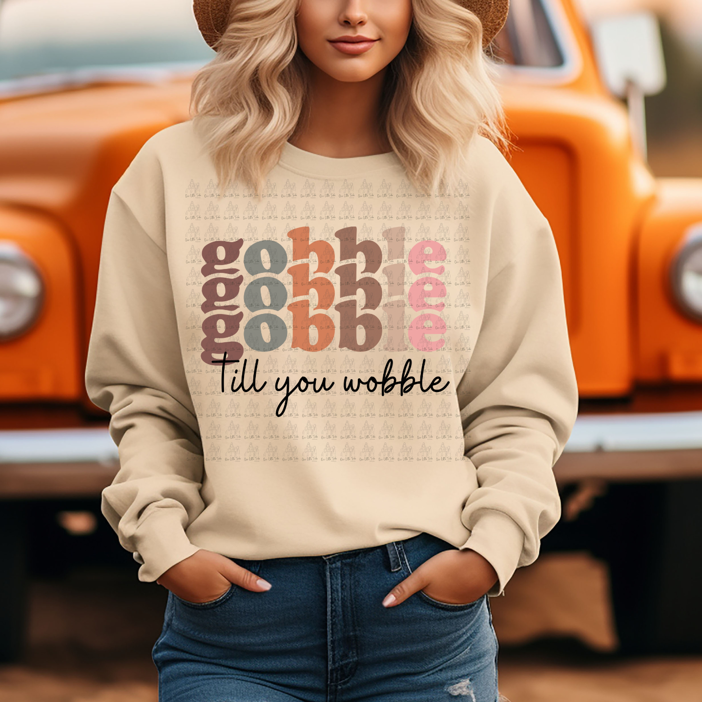 GOBBLE STACKED TILL YOU WOBBLE - DTF TRANSFER