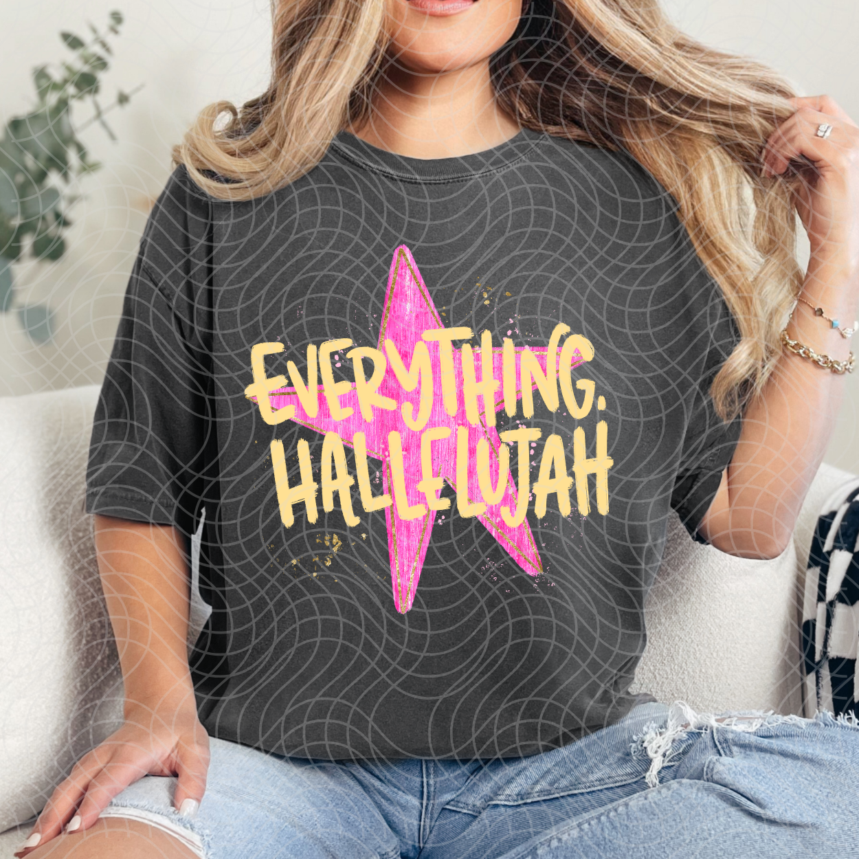 EVERYTHING HALLELUJAH - DTF TRANSFER