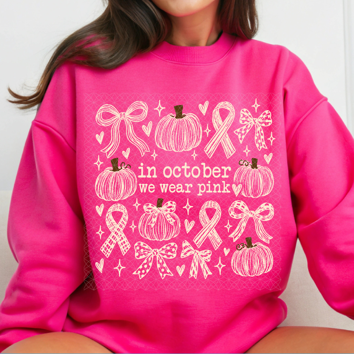 IN OCTOBER WE WEAR PINK - DTF TRANSFER