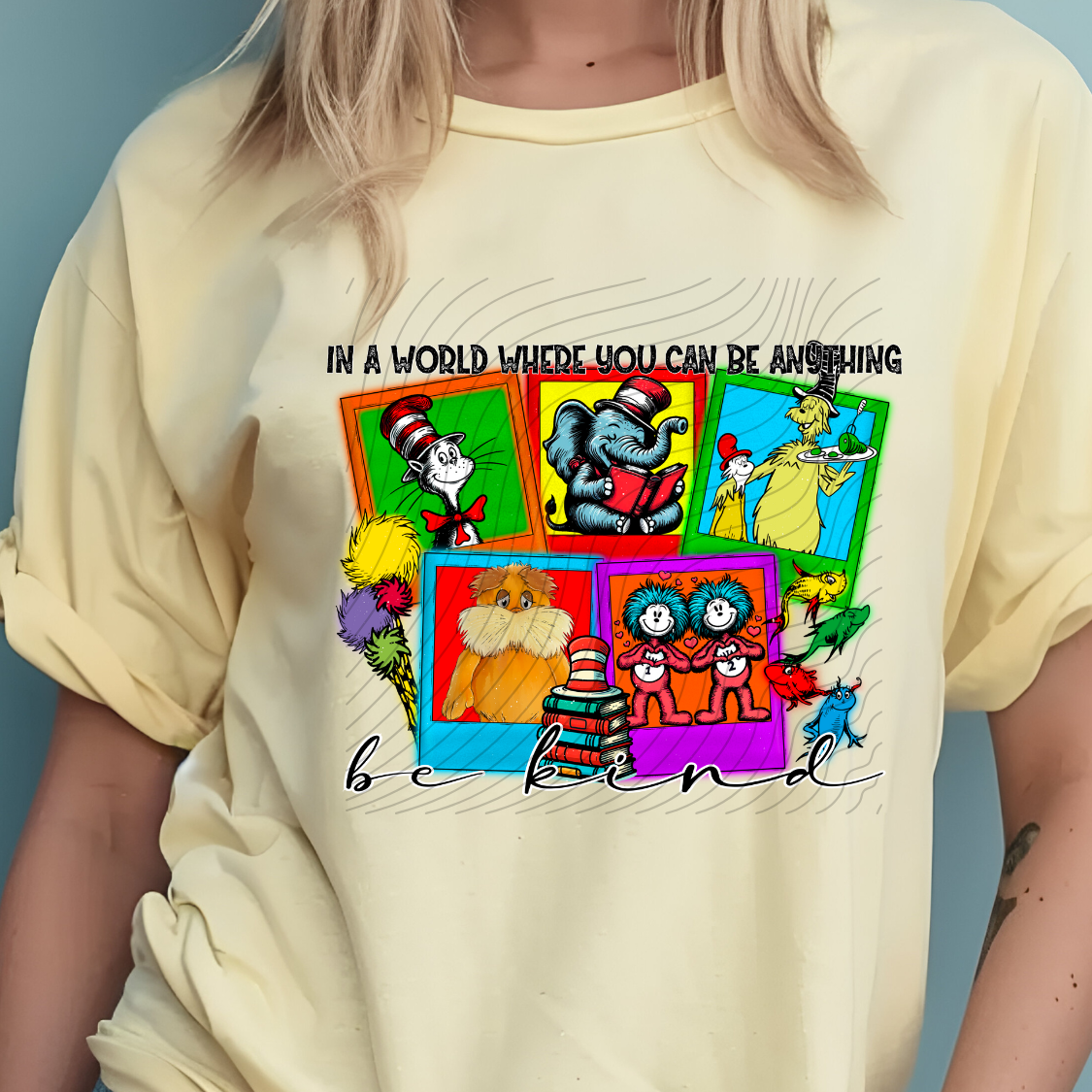 WORLD BE KIND - DTF TRANSFER