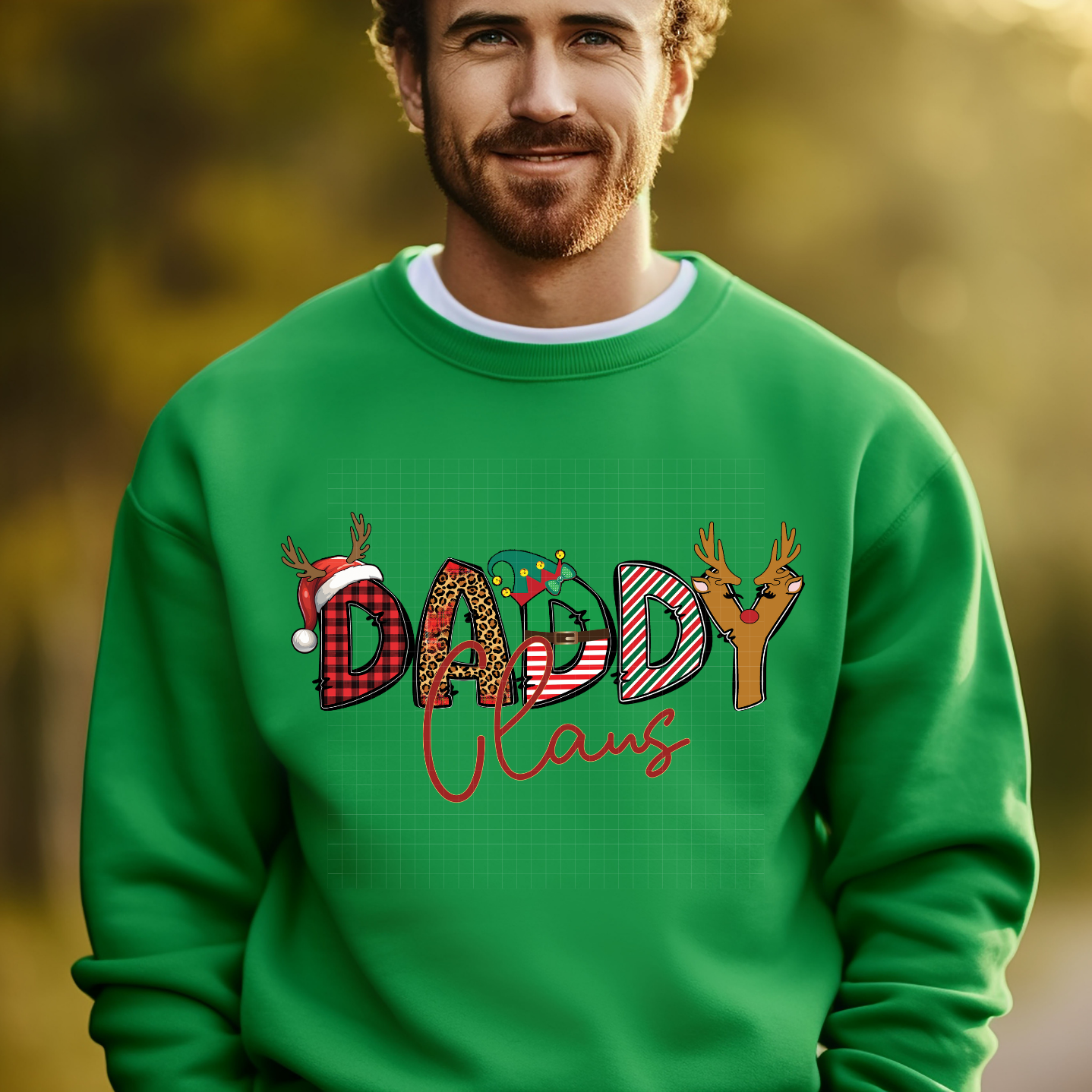 DOODLE DADDY CLAUS - DTF TRANSFER