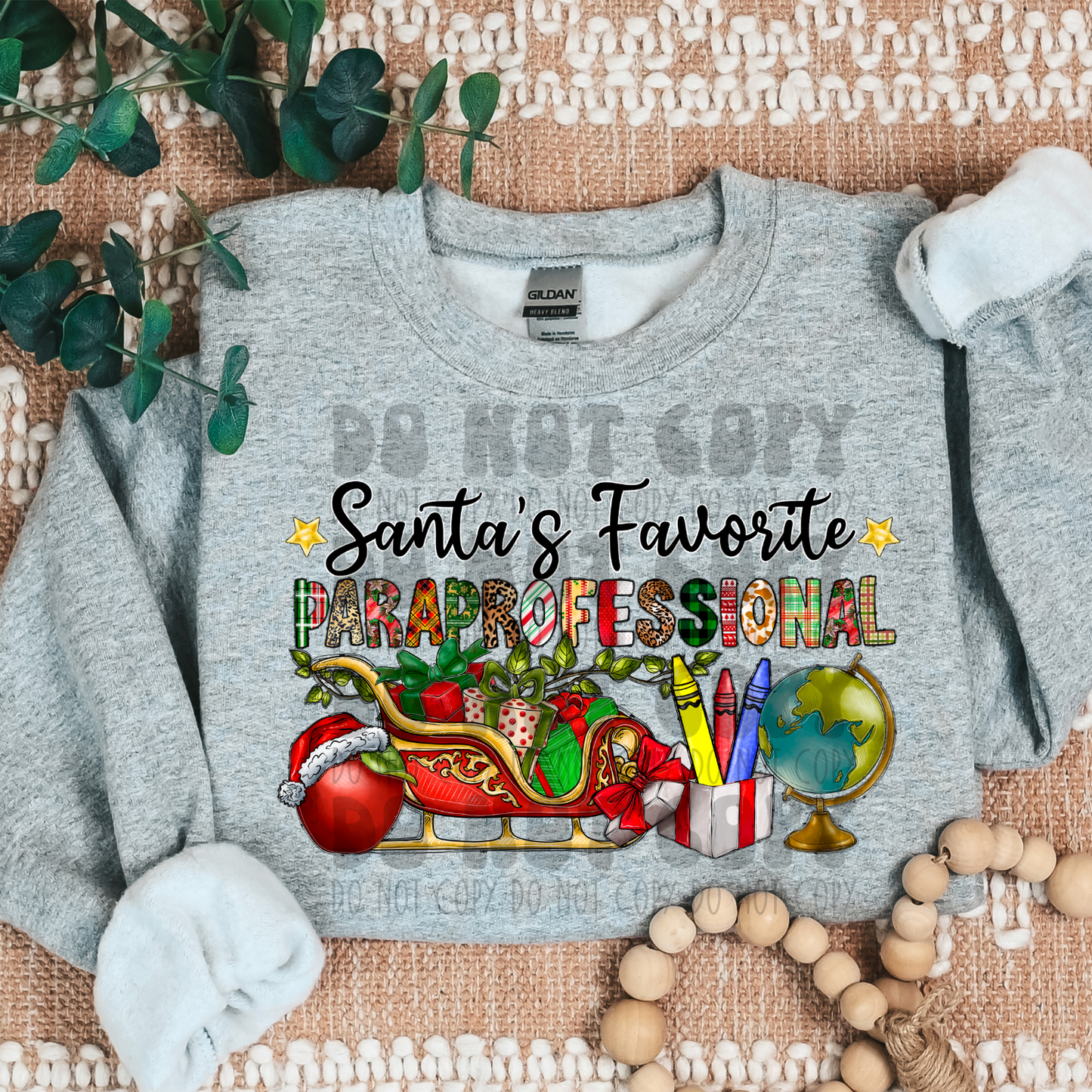 SANTA'S FAVORITE PARAPROFESSIONAL - DTF TRANSFER