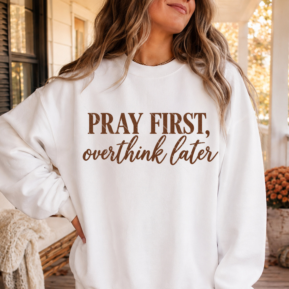 PRAY FIRST - DTF TRANSFER