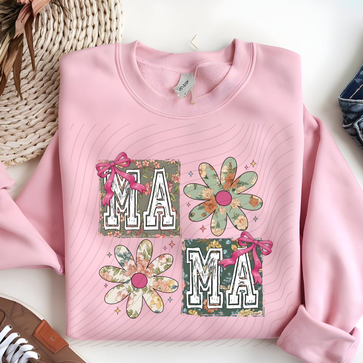 MA MA FLORAL - DTF TRANSFER