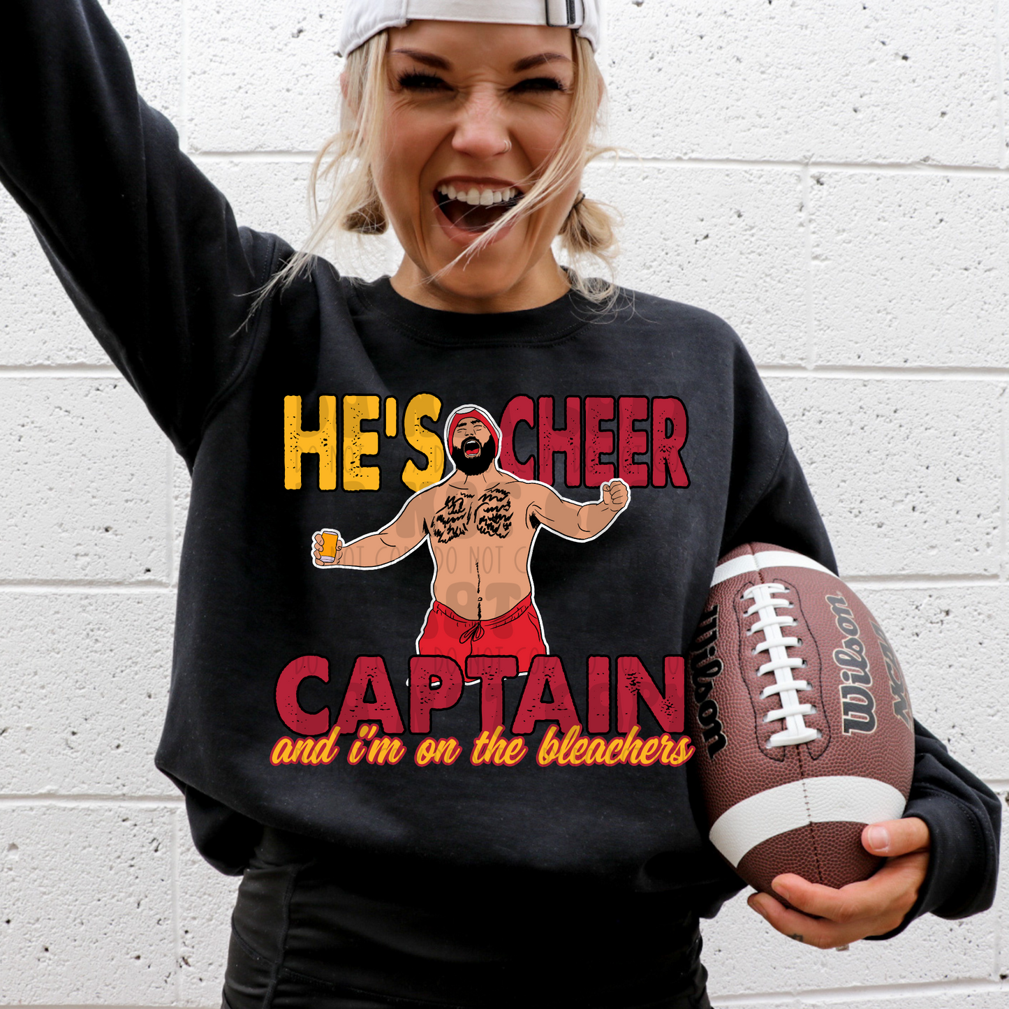 HE'S CHEER CAPTAIN - DTF TRANSFER