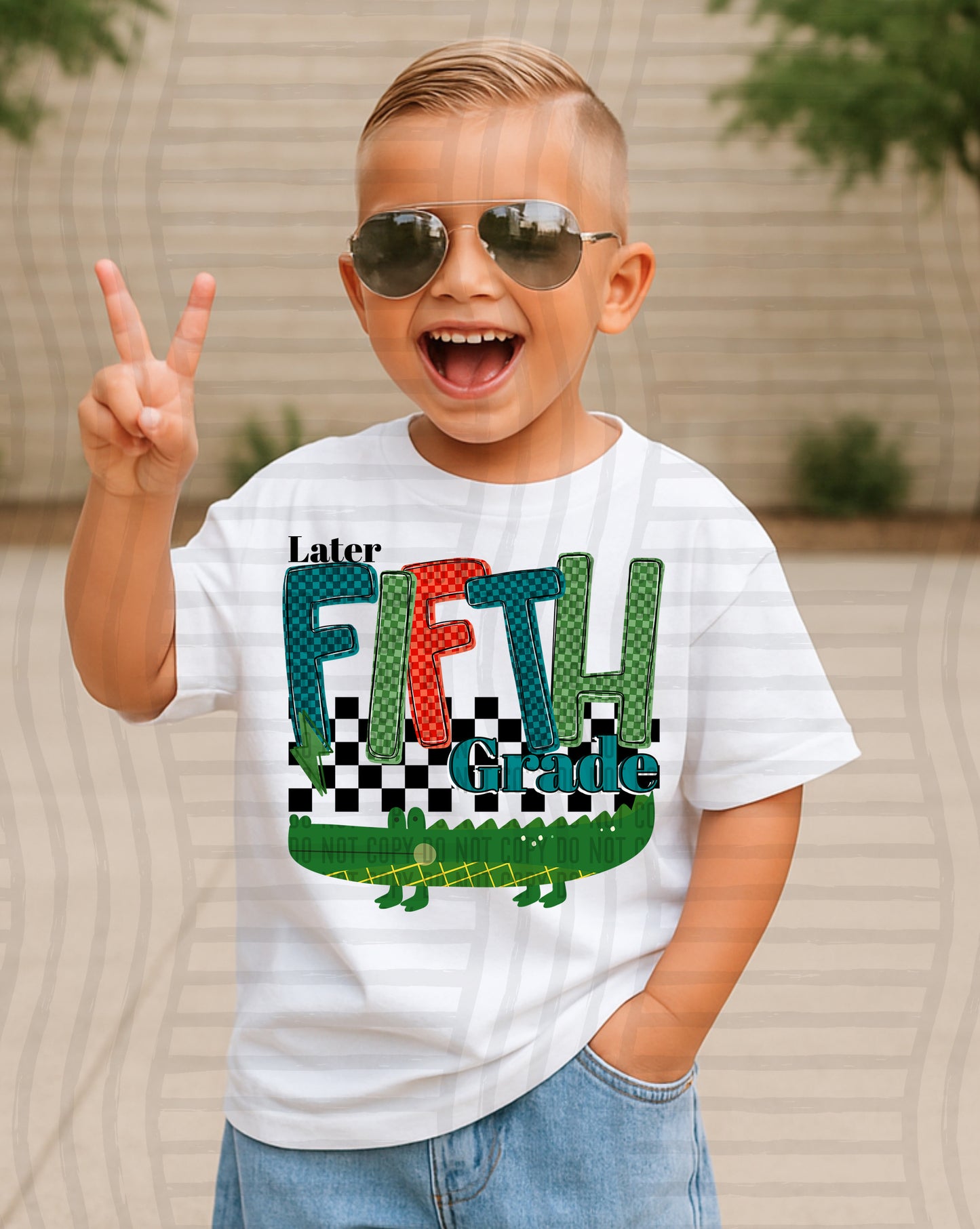 LATER FIFTH GRADE BOY - DTF TRANSFER