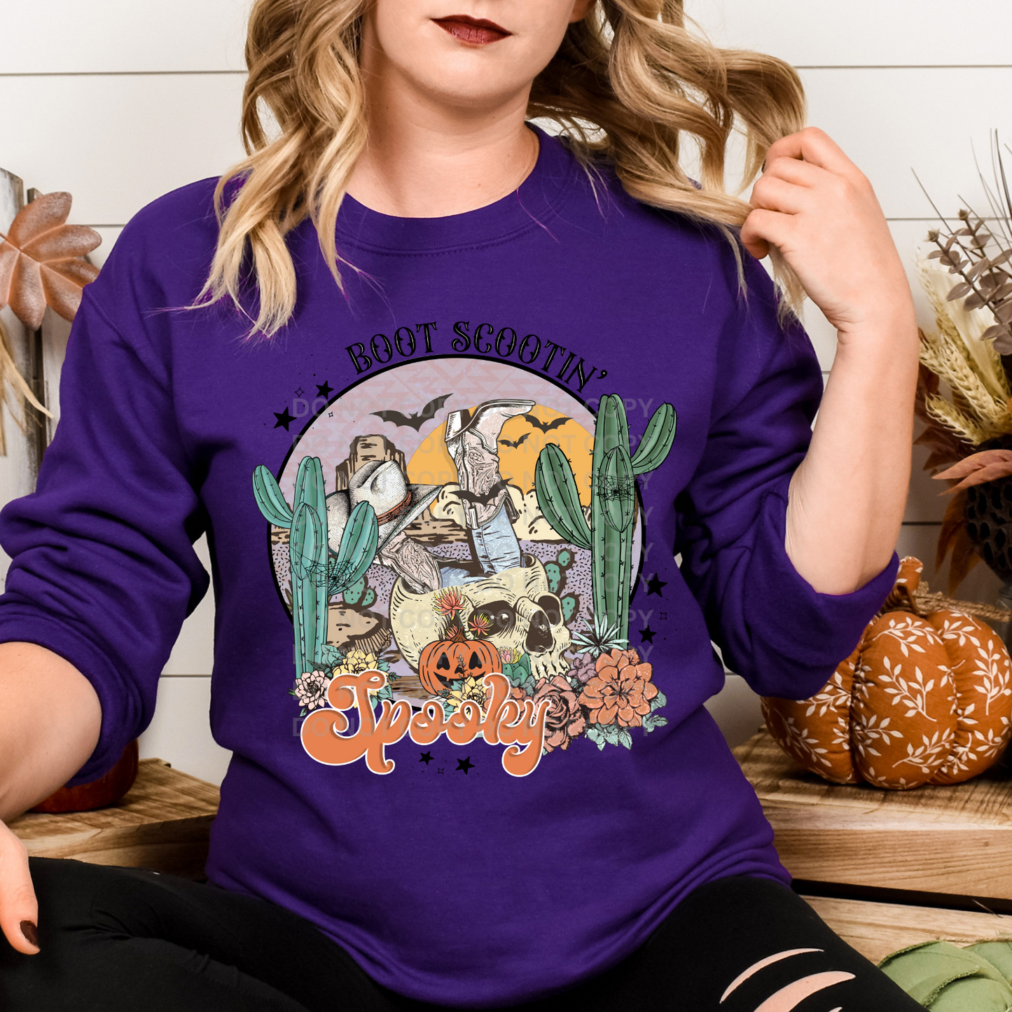 BOOT SCOOTIN' SPOOKY - DTF TRANSFER