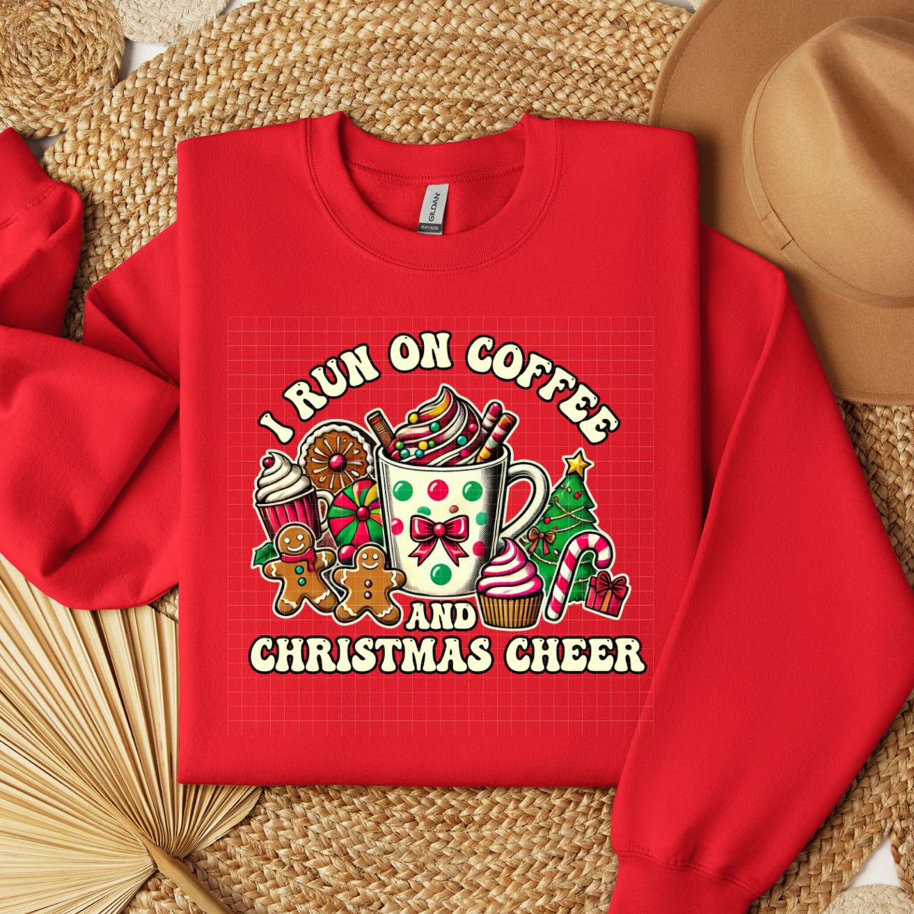 COFFEE AND CHRISTMAS CHEER - DTF TRANSFER