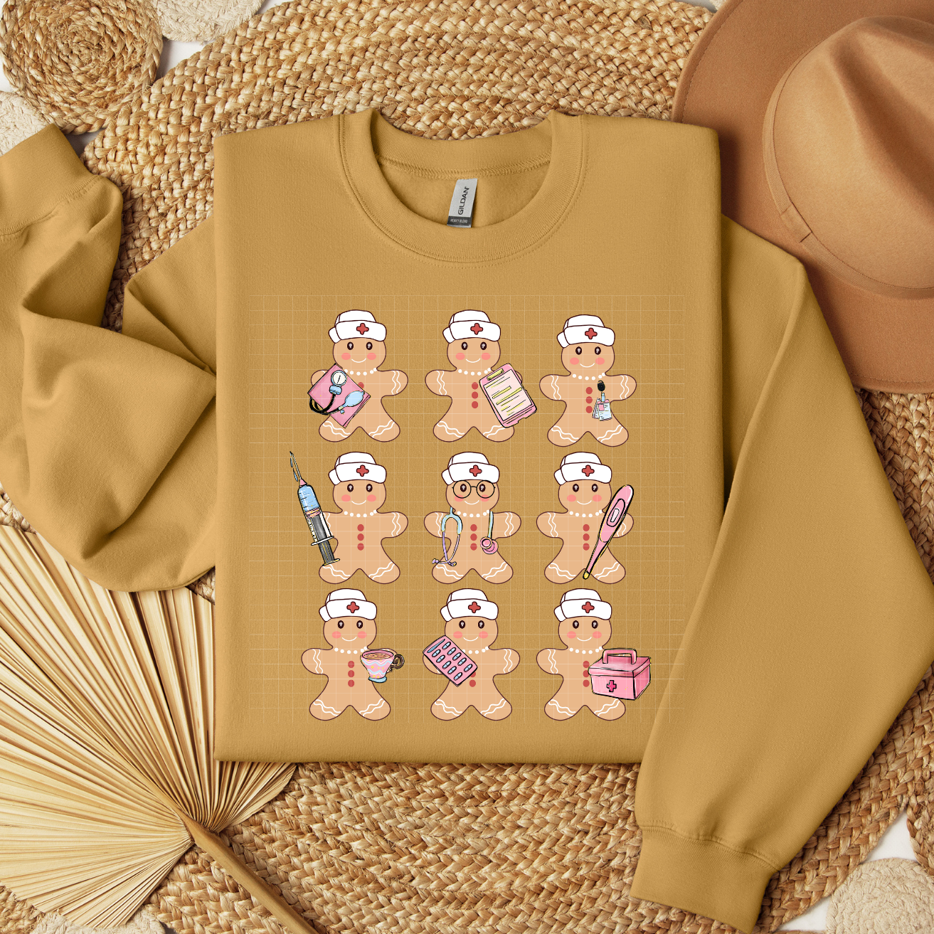 HEALTHCARE GINGERBREAD - DTF TRANSFER