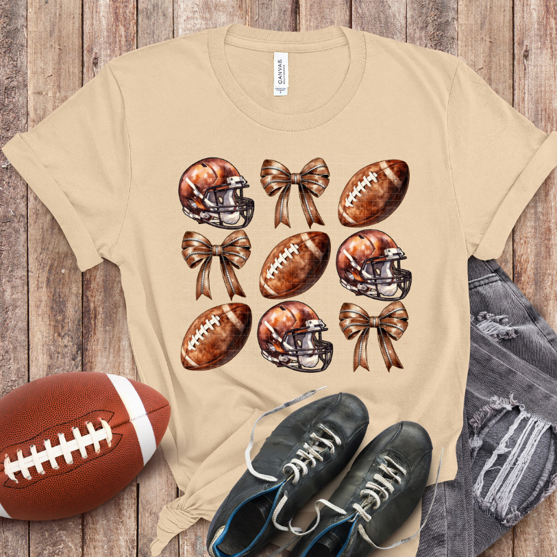 FOOTBALL COLLAGE - DTF TRANSFER