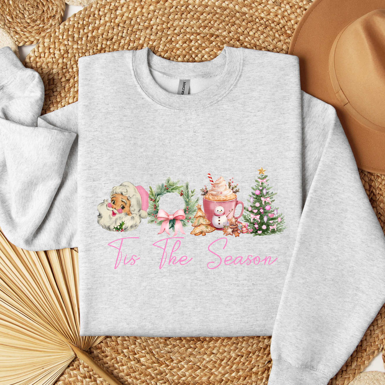 PINK TIS THE SEASON - DTF TRANSFER