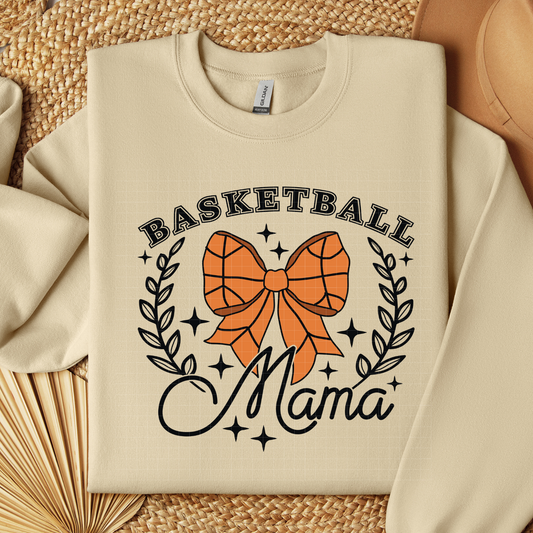 BASKETBALL MAMA BOW - DTF TRANSFER