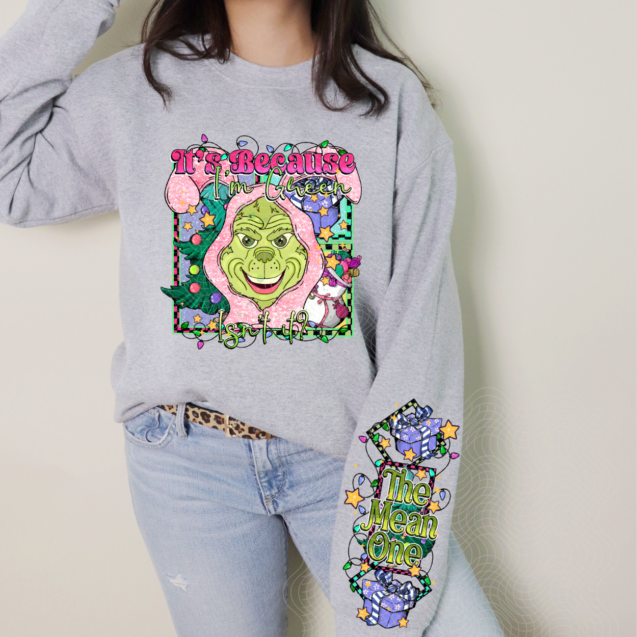 IM GREEN W/ SLEEVE - DTF TRANSFER