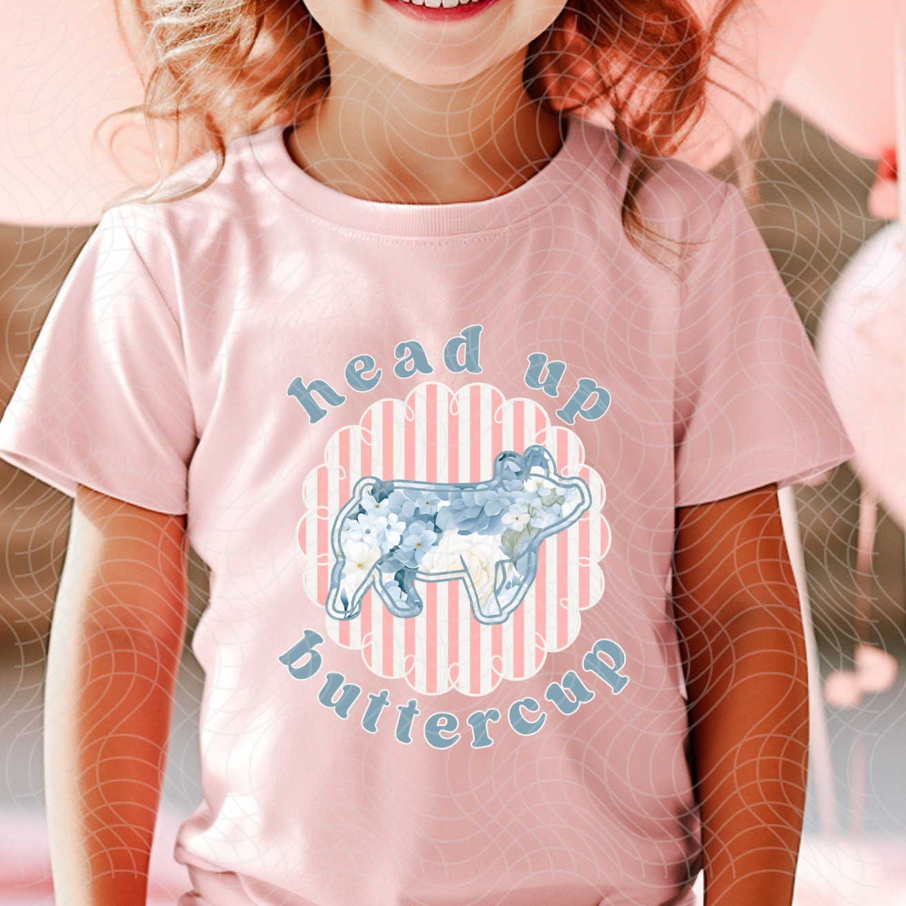 HEAD UP BUTTERCUP - DTF TRANSFER