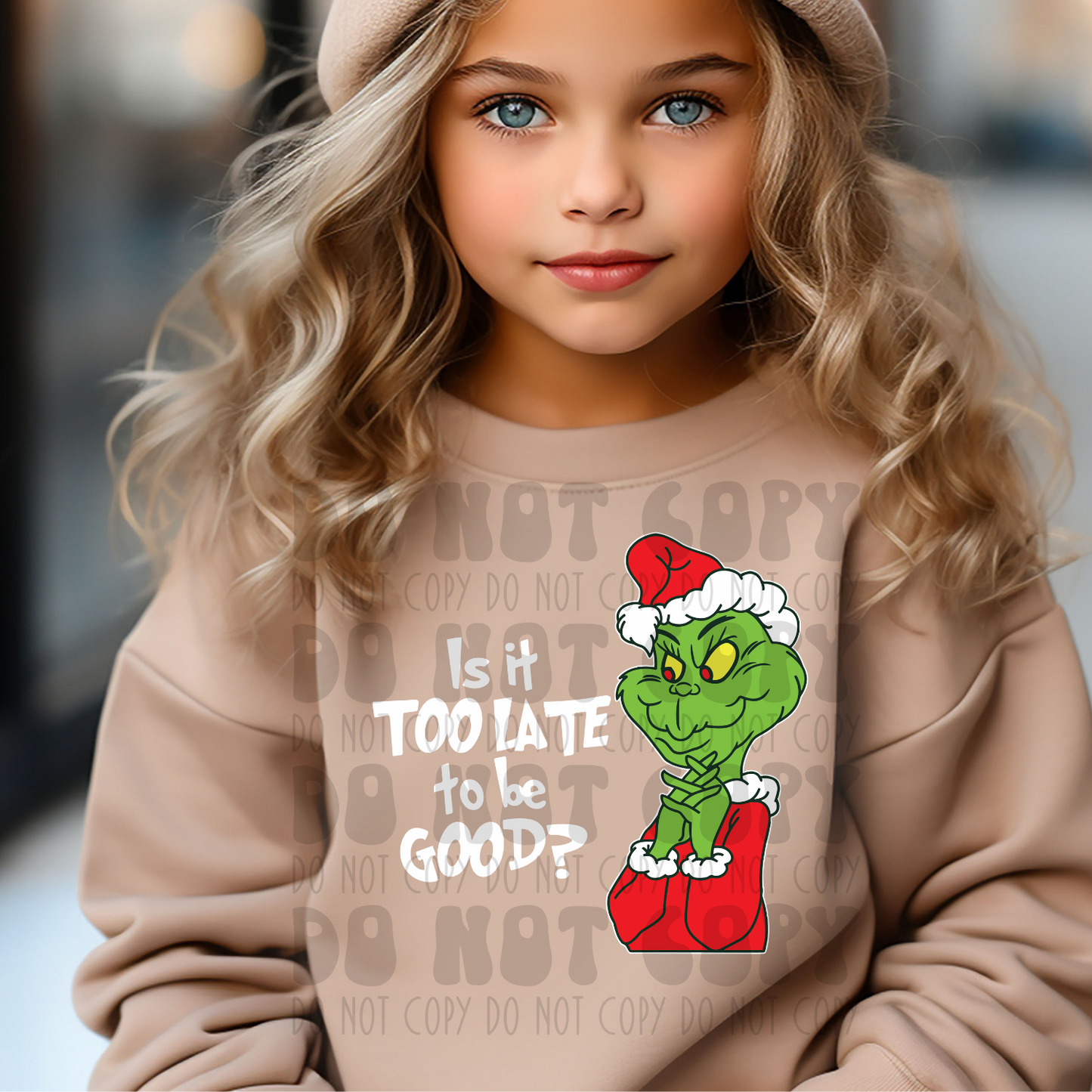 IS IT TOO LATE GREEN GUY - DTF TRANSFER