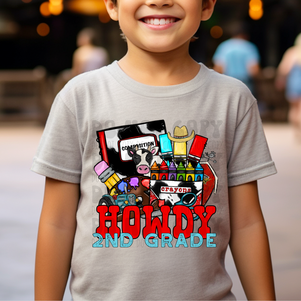 HOWDY 2ND GRADE - DTF TRANSFER