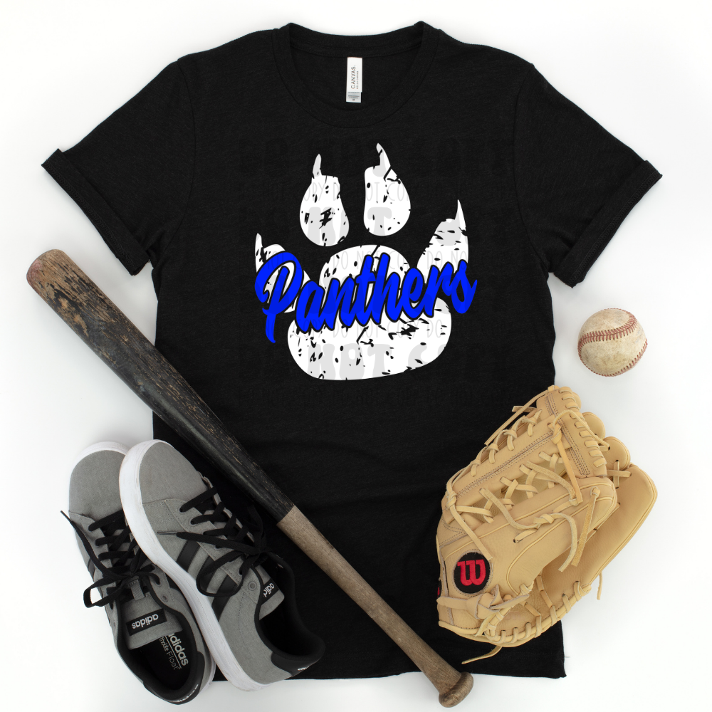 PANTHERS PAW DISTRESSED - DTF TRANSFER