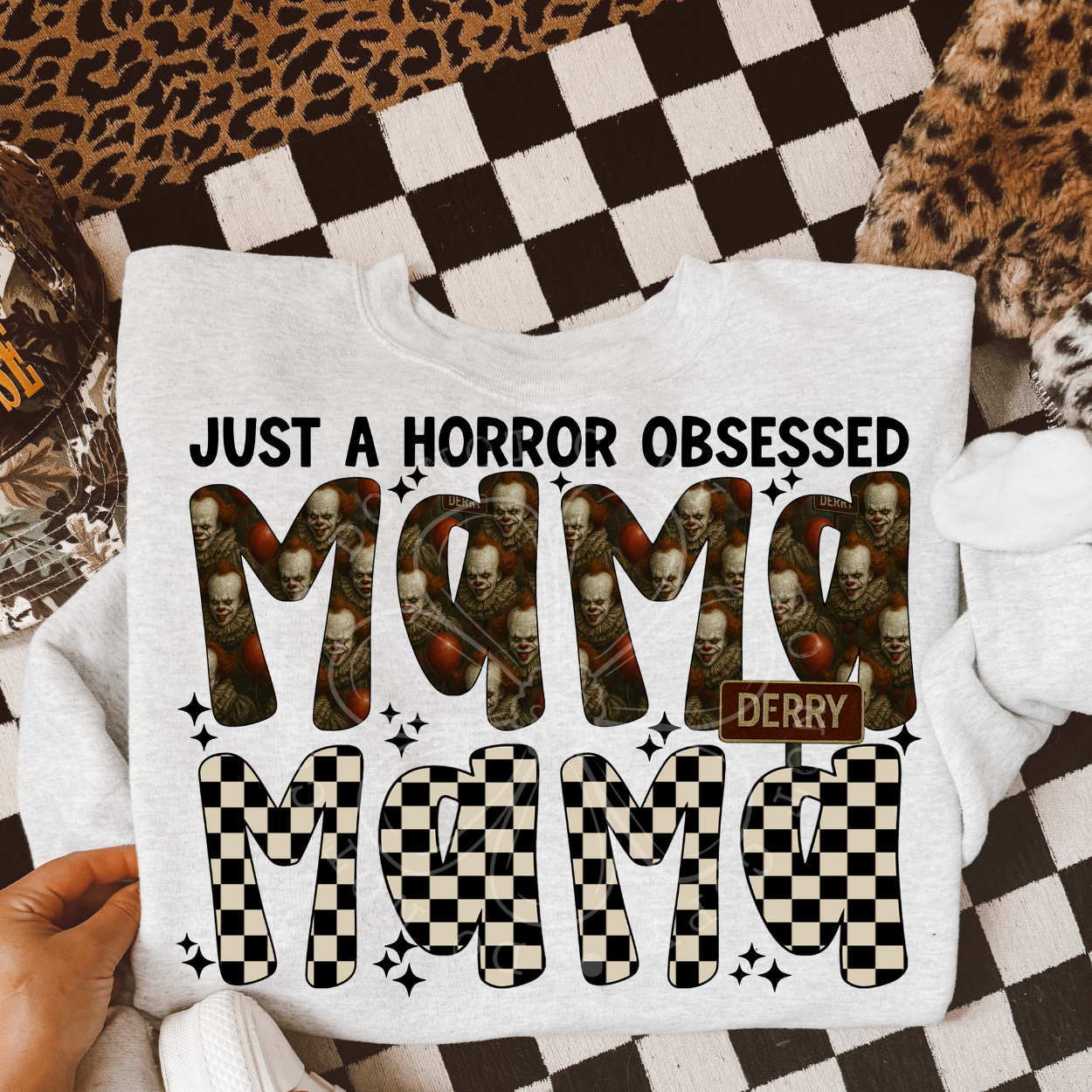 HORROR OBSESSED MAMA - DTF TRANSFER