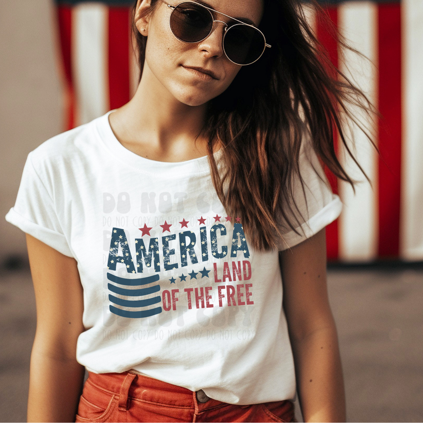 AMERICA LAND OF THE FREE DISTRESSED - DTF TRANSFER