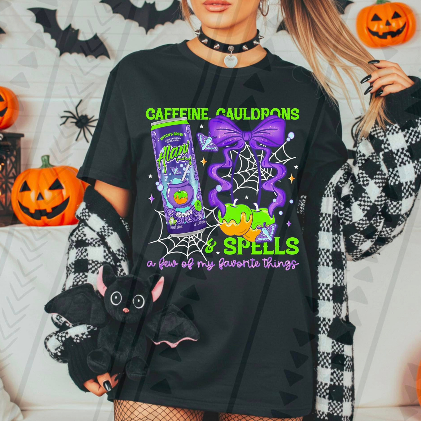 CAFFEINE, CAULDRONS & SPELLS - DTF TRANSFER