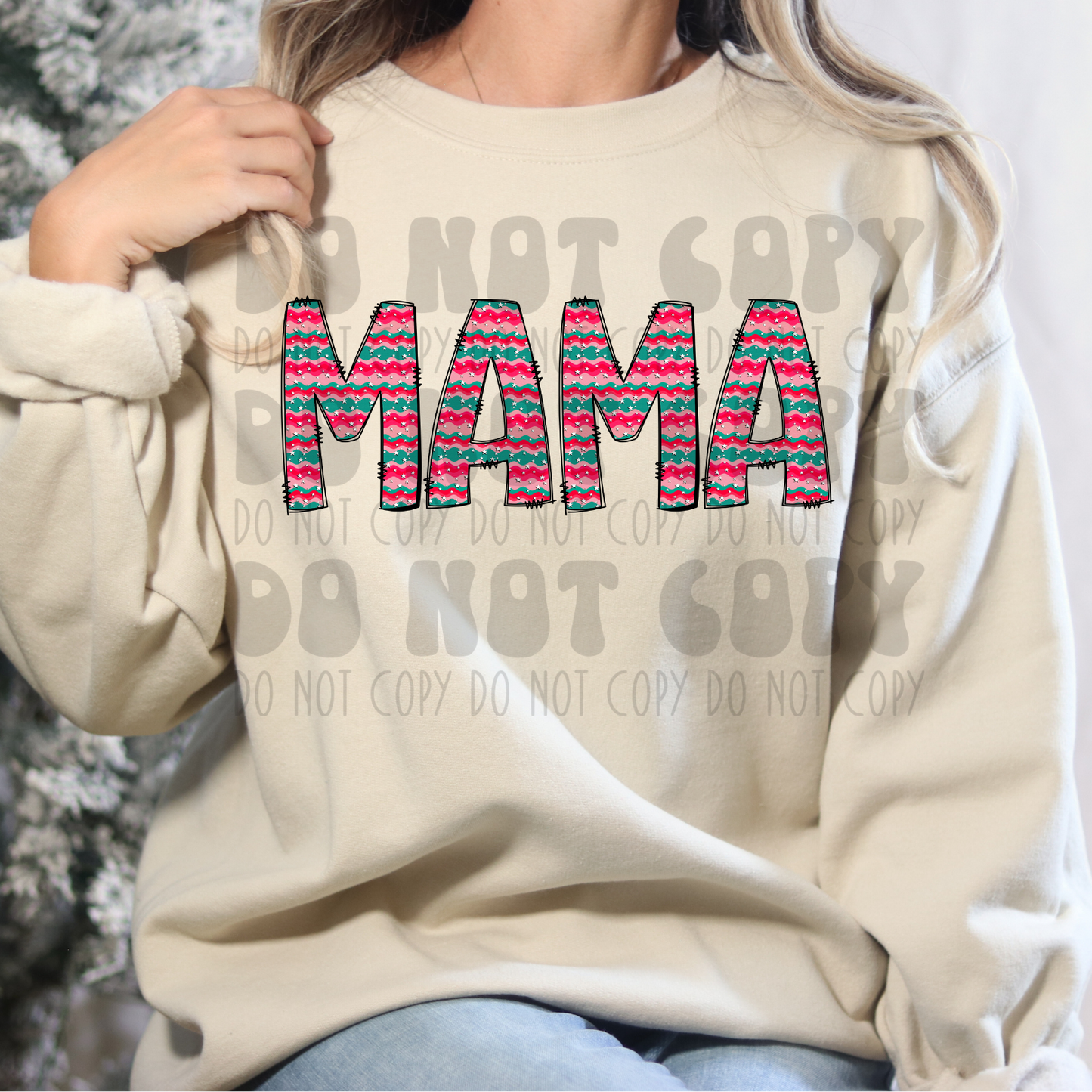 STRIPES AND STARS MAMA - DTF TRANSFER