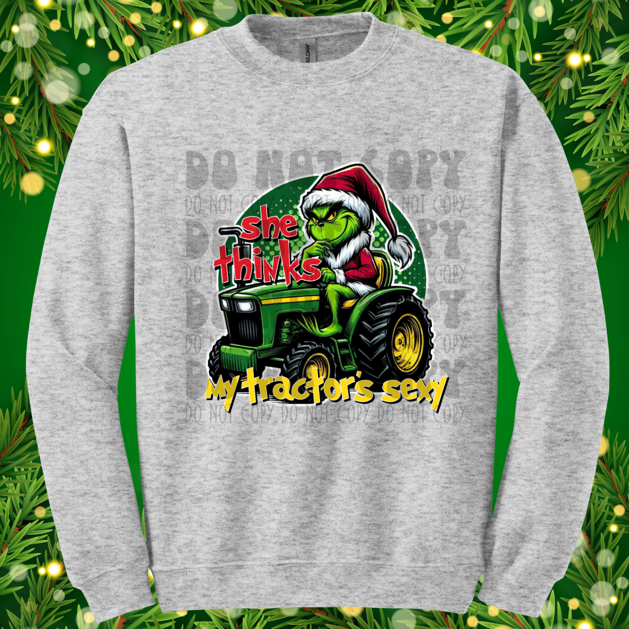 GREEN GUY TRACTOR - DTF TRANSFER
