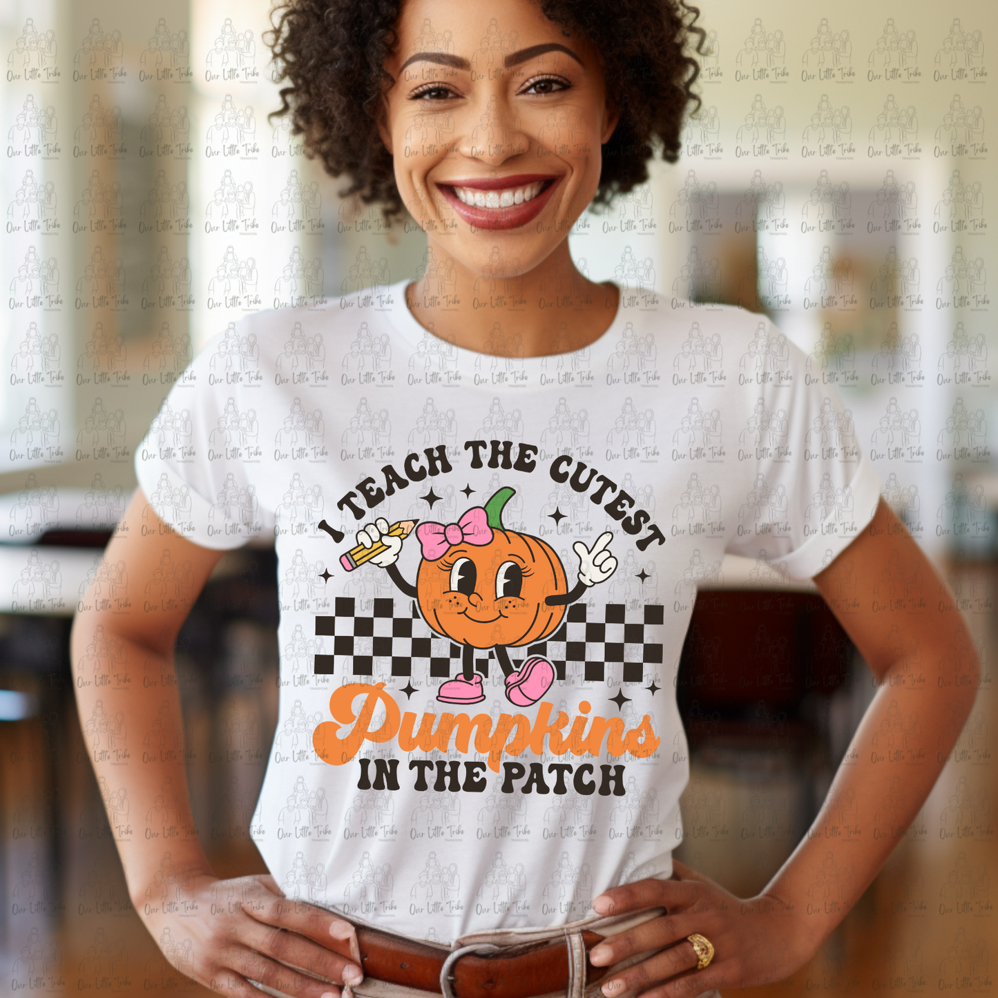 I TEACH THE COOLEST PUMPKIN IN THE PATCH - COLOR - DTF TRANSFER