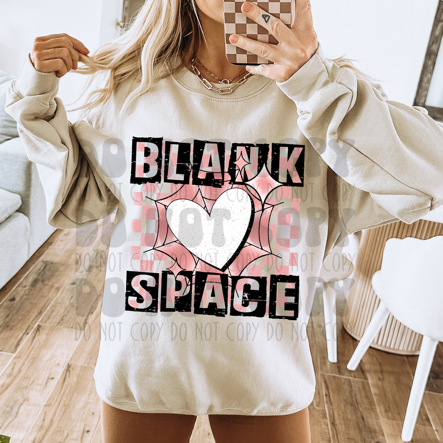 BLANK SPACE - DTF TRANSFER