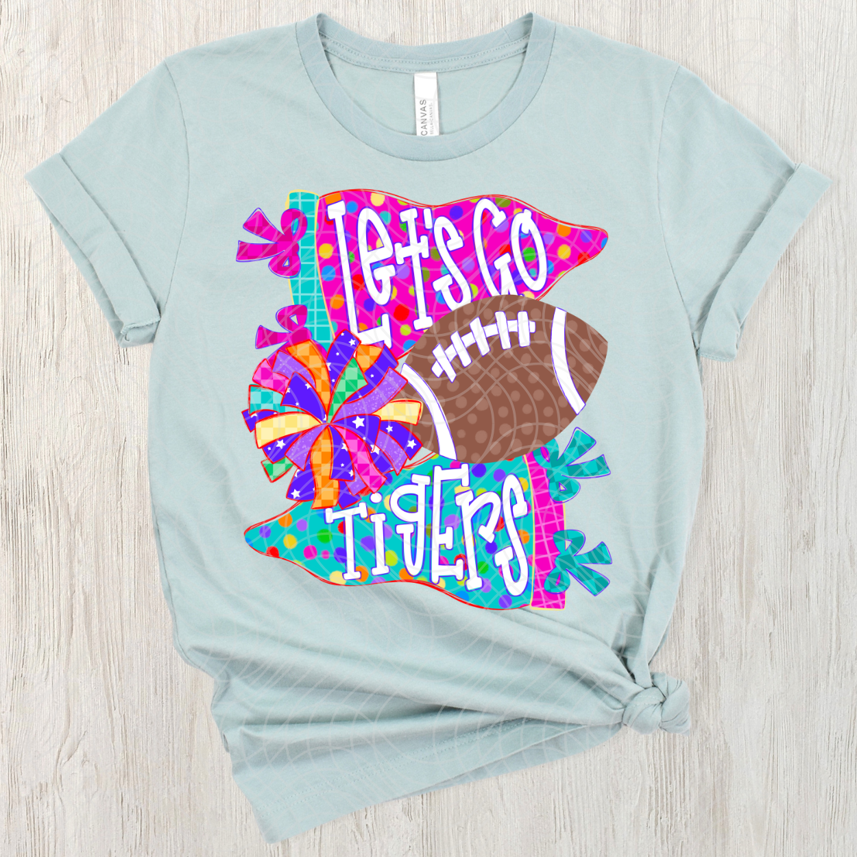 LETS GO TIGERS- DTF TRANSFER