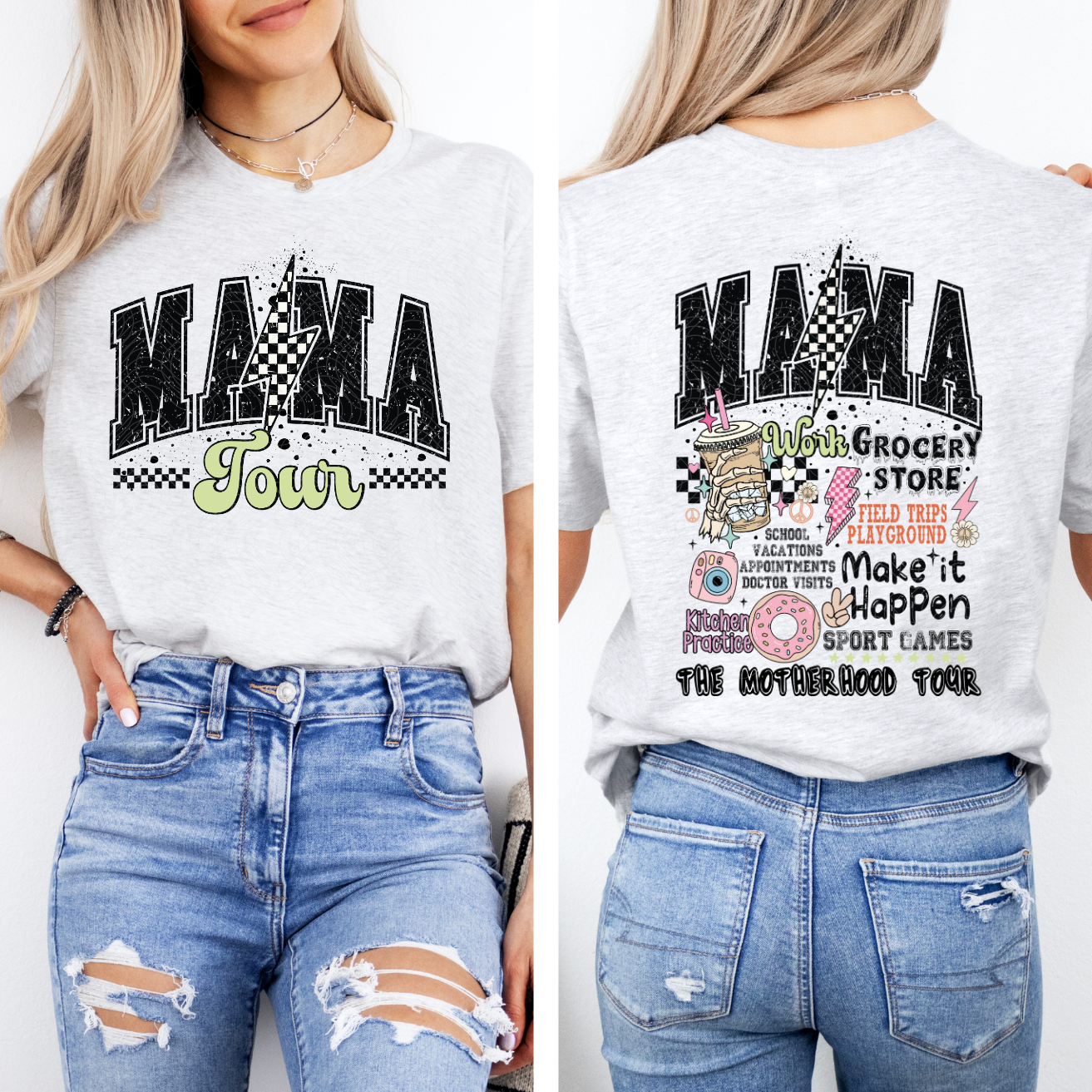 MAMA TOUR - FRONT AND BACK - DTF TRANSFER