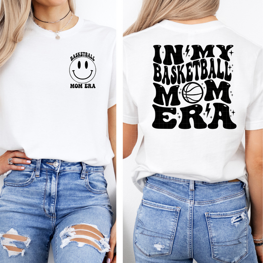 BASKETBALL MOM ERA BLK W/POCKET - DTF TRANSFER
