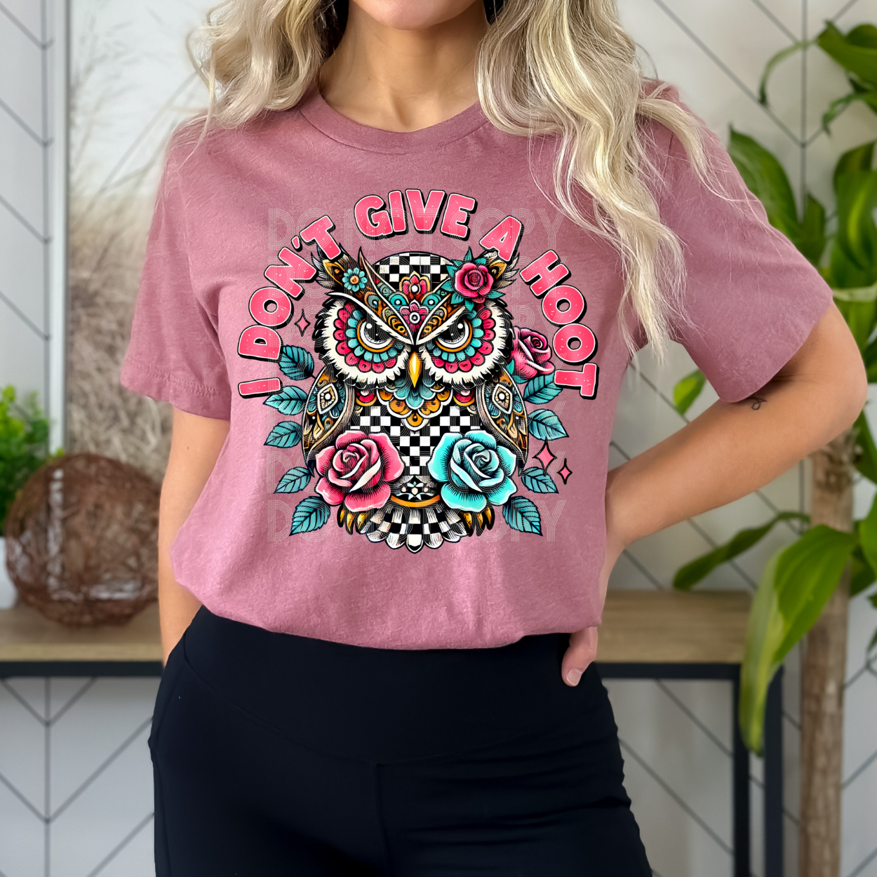I DON'T GIVE A HOOT - DTF TRANSFER