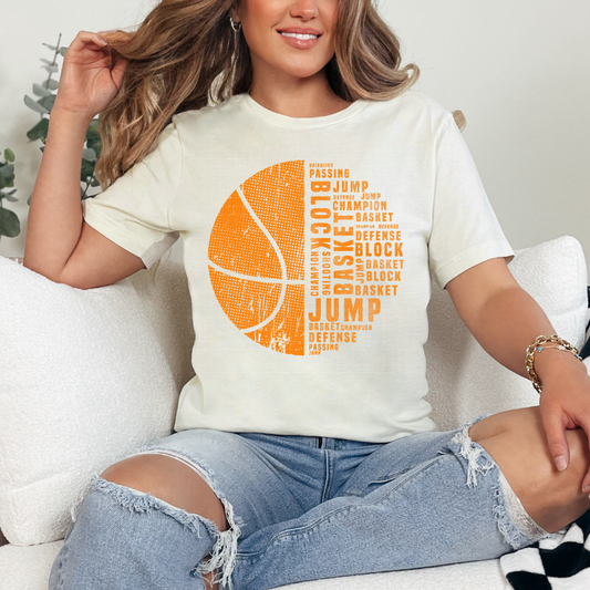 HALF BASKETBALL COLLAGE - DTF TRANSFER