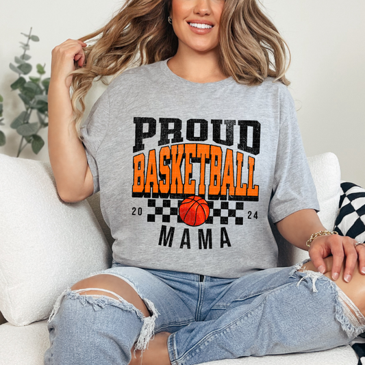 PROUD BASKETBALL MAMA - DTF TRANSFER