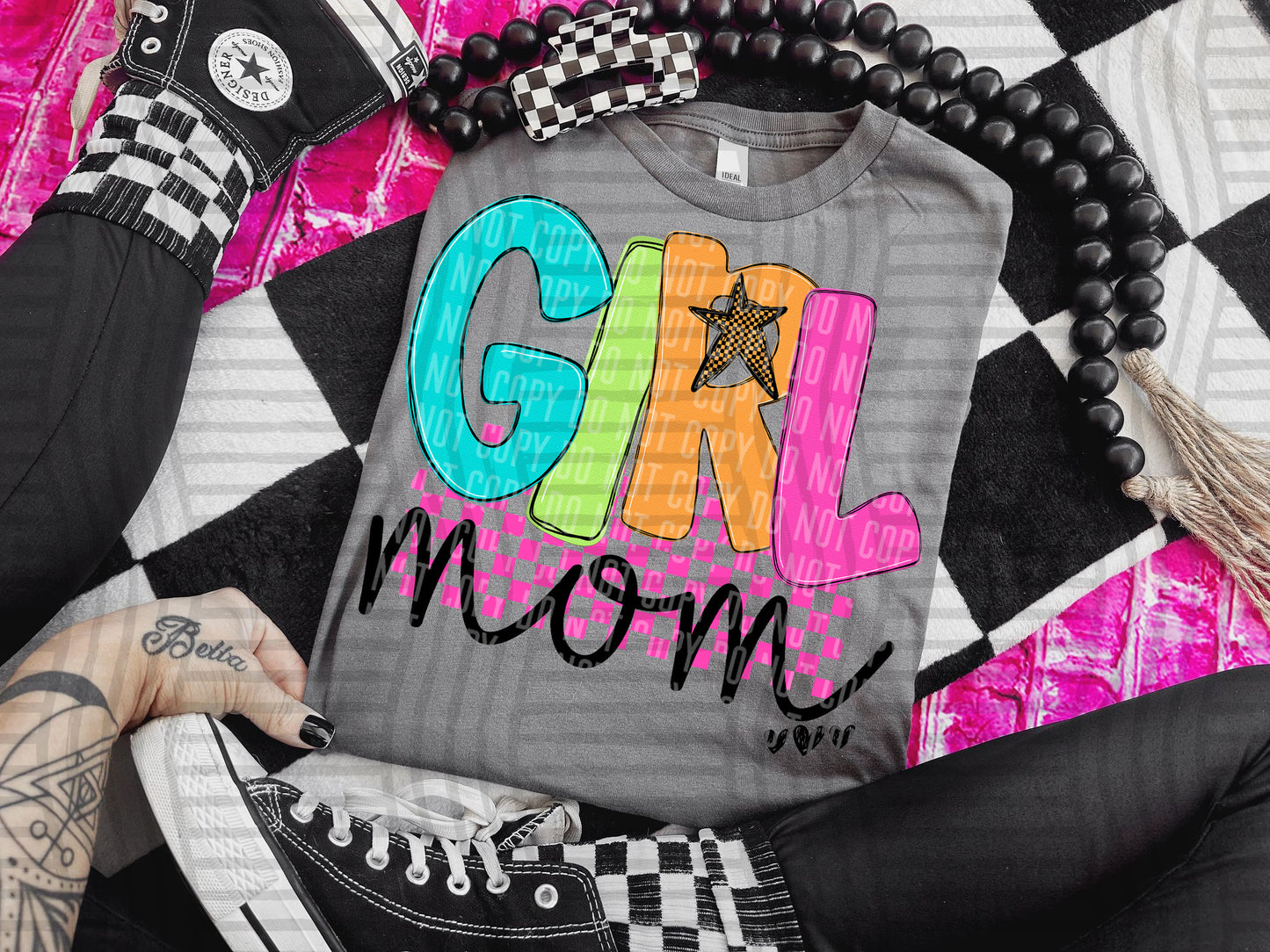 GIRL MOM - DTF TRANSFER